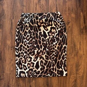 NYCC Leopard Print Pencil Skirt